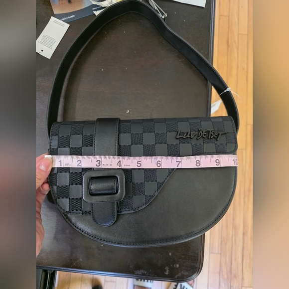 Betsey Johnson Checkered Shoulder Bag - Picture 5 of 8